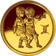 25 рублей 2003 года Знаки Зодиака - Близнецы