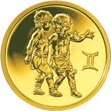 50 рублей 2004 года Знаки Зодиака - Близнецы