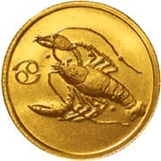 25 рублей 2003 года Знаки Зодиака - Рак
