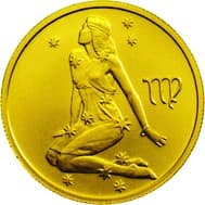 25 рублей 2002 года Знаки Зодиака - Дева