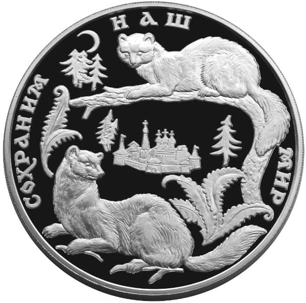 100 рублей 1996 года Соболь
