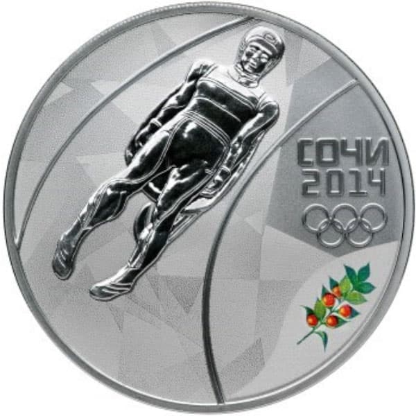 3 рубля 2013 года Санный спорт