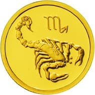 25 рублей 2002 года Знаки Зодиака - Скорпион