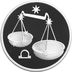 2 рубля 2002 года Знаки Зодиака - Весы